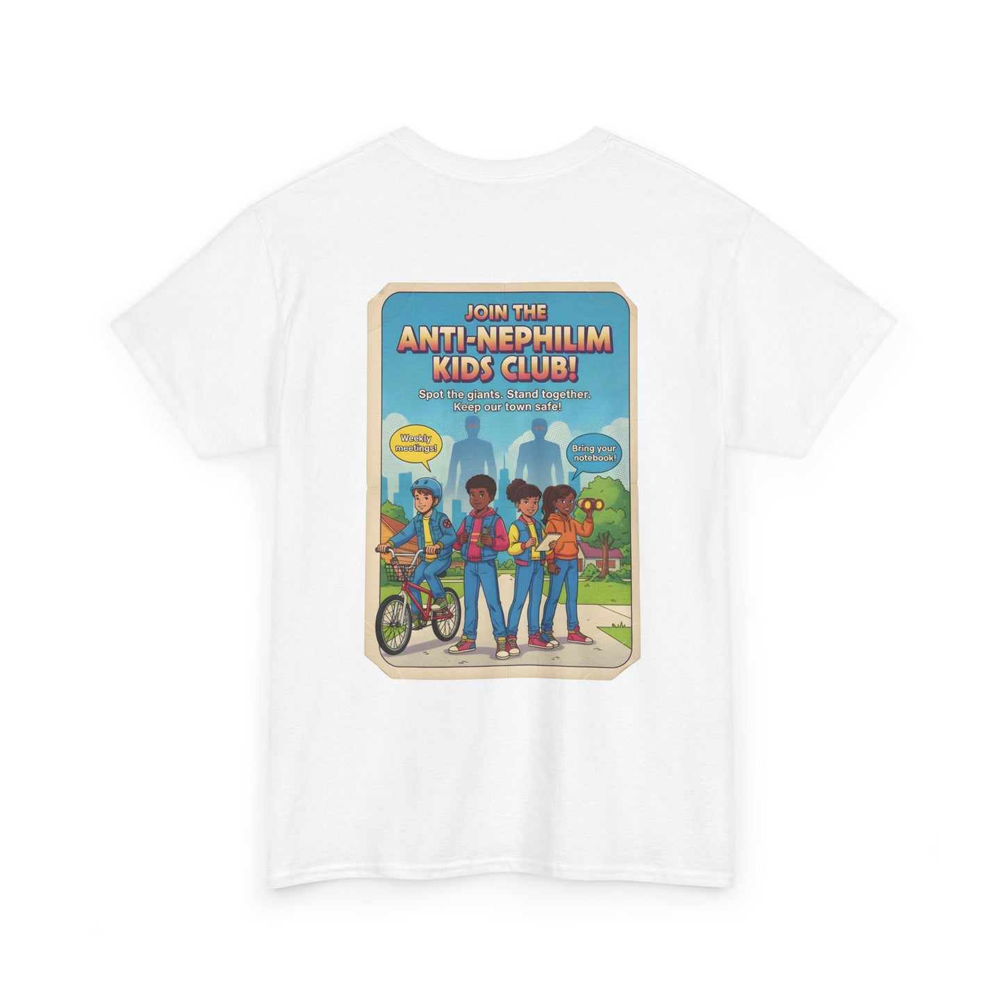 Retro anti nephilim kids club t shirt (unisex), Kirk Ave. Apparel