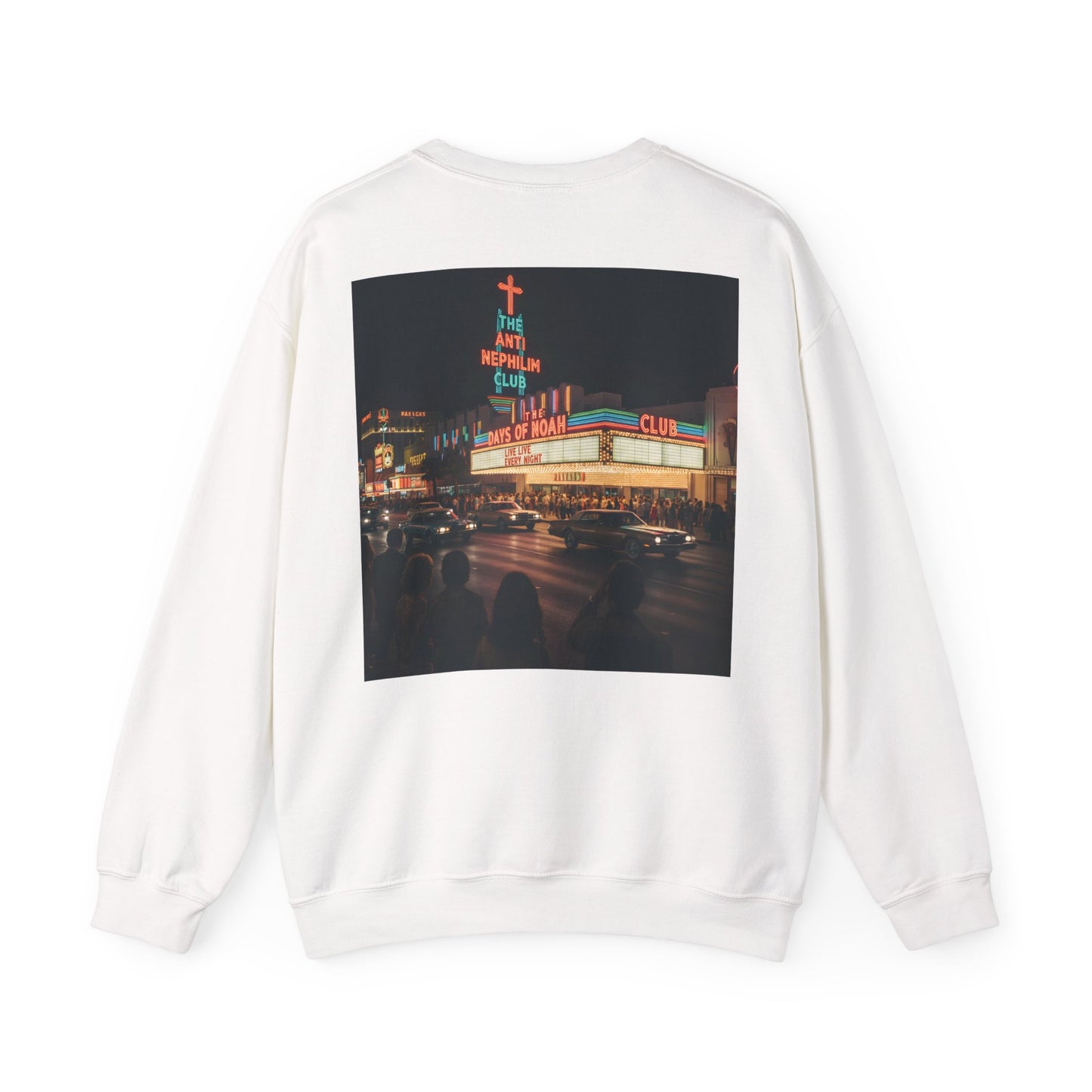 Vintage casino anti nephilim sweatshirt (unisex), Kirk Ave. Apparel