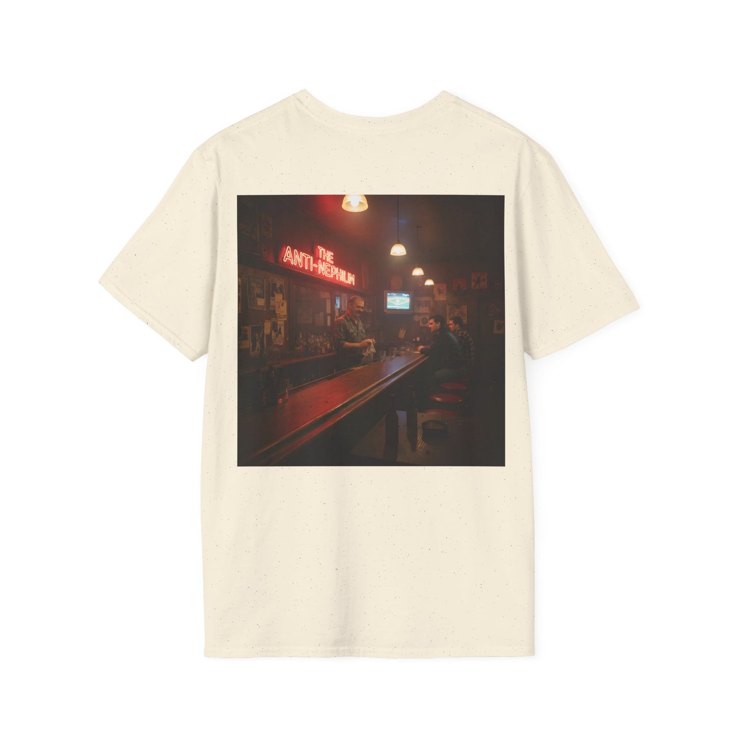 Neon bar scene anti nephilim t shirt —  Kirk Ave. Apparel