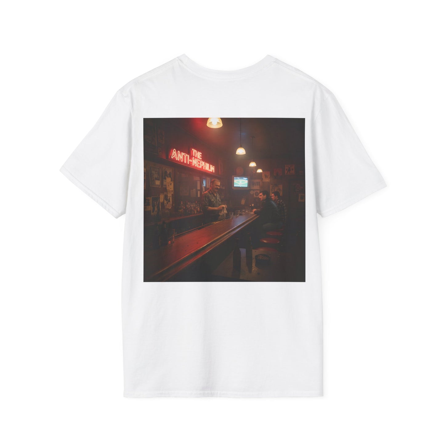 Neon bar scene anti nephilim t shirt —  Kirk Ave. Apparel