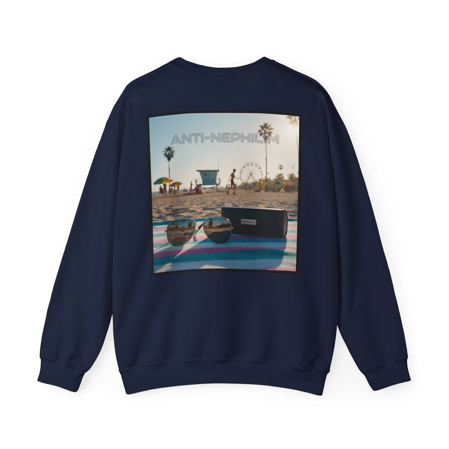 Beach shades anti nephilim sweatshirt, Kirk Ave. Apparel