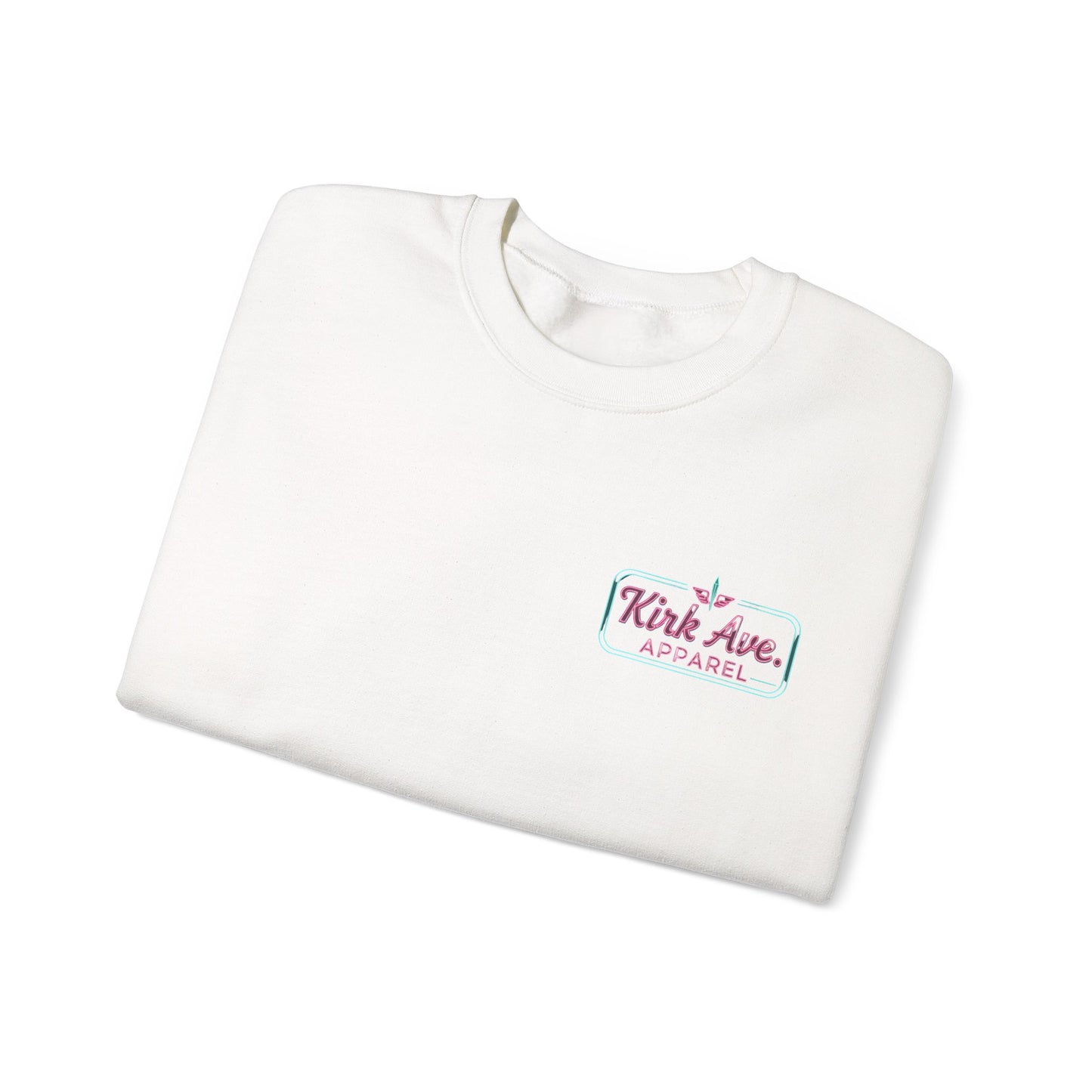 Retro neon burger joint anti nephilim sweatshirt (unisex), Kirk Ave. Apparel