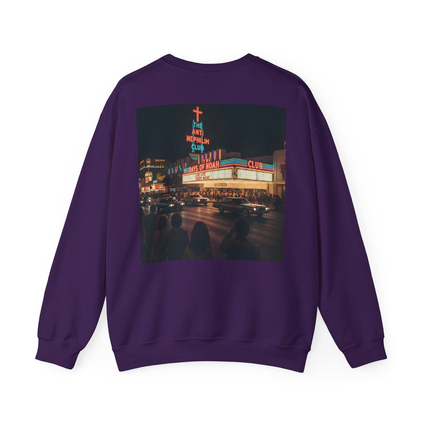 Vintage casino anti nephilim sweatshirt (unisex), Kirk Ave. Apparel