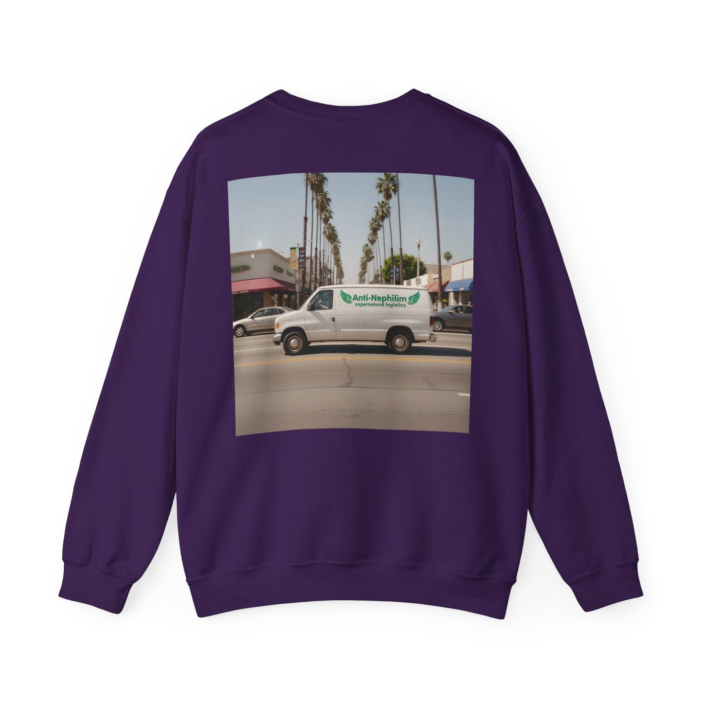 90s California Van anti-nephilim sweatshirt (unisex), Kirk Ave. Apparel