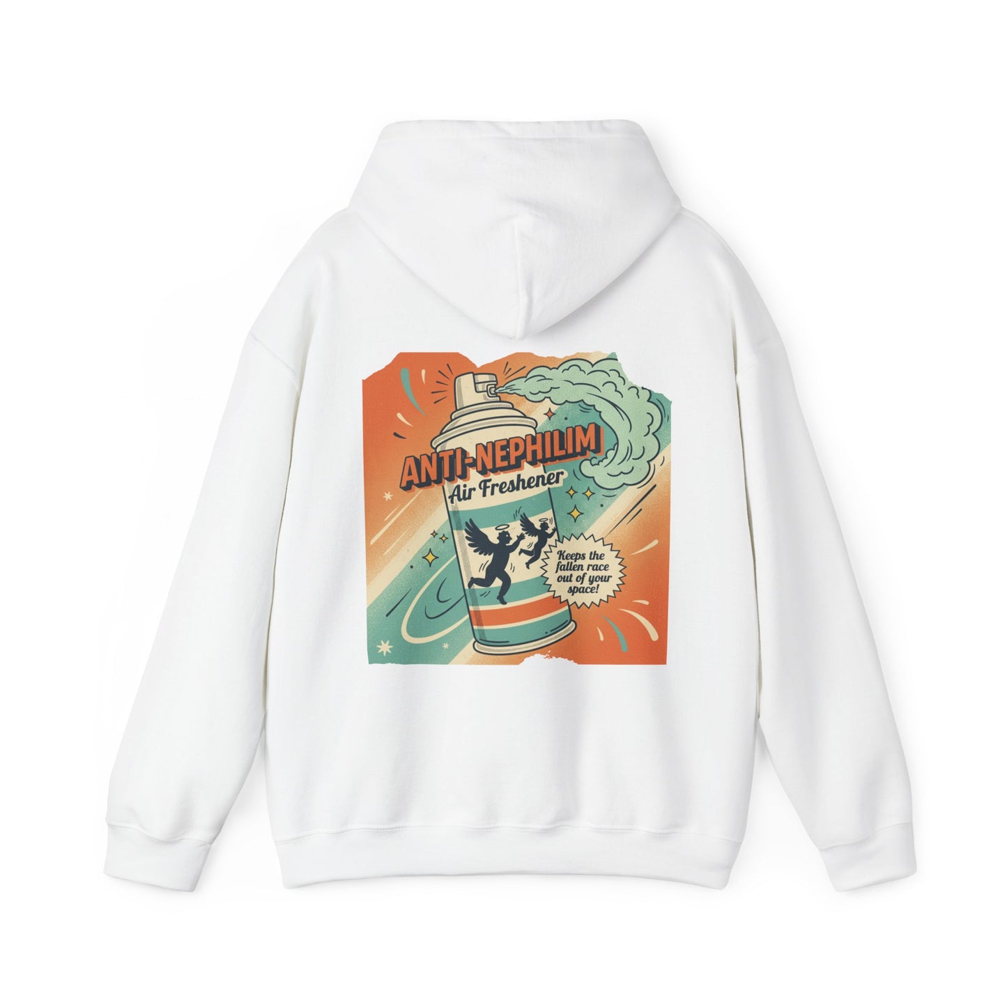 Retro anti nephilim air freshener hoodie (unisex), Kirk Ave. Apparel