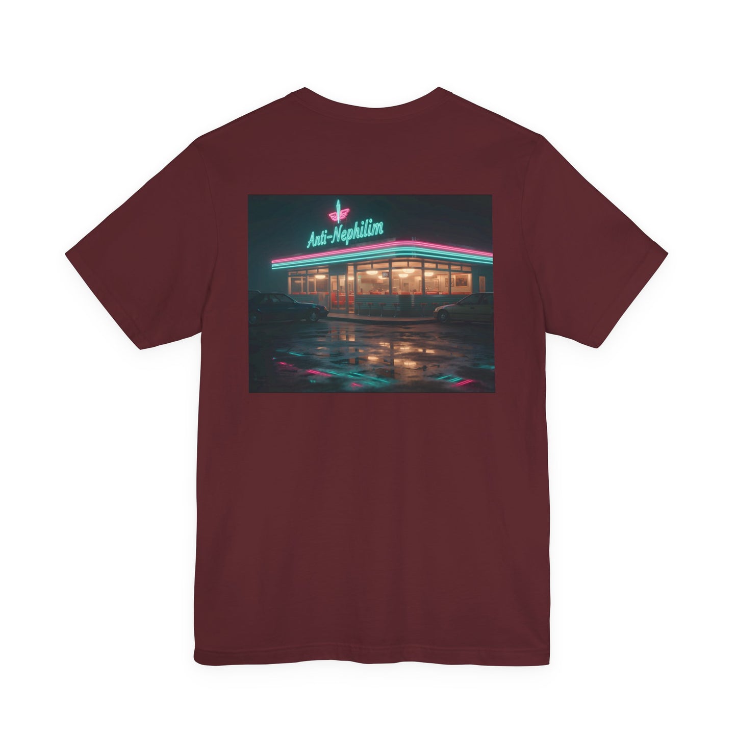 Retro diner anti nephilim t-shirt (unisex), Kirk Ave. Apparel