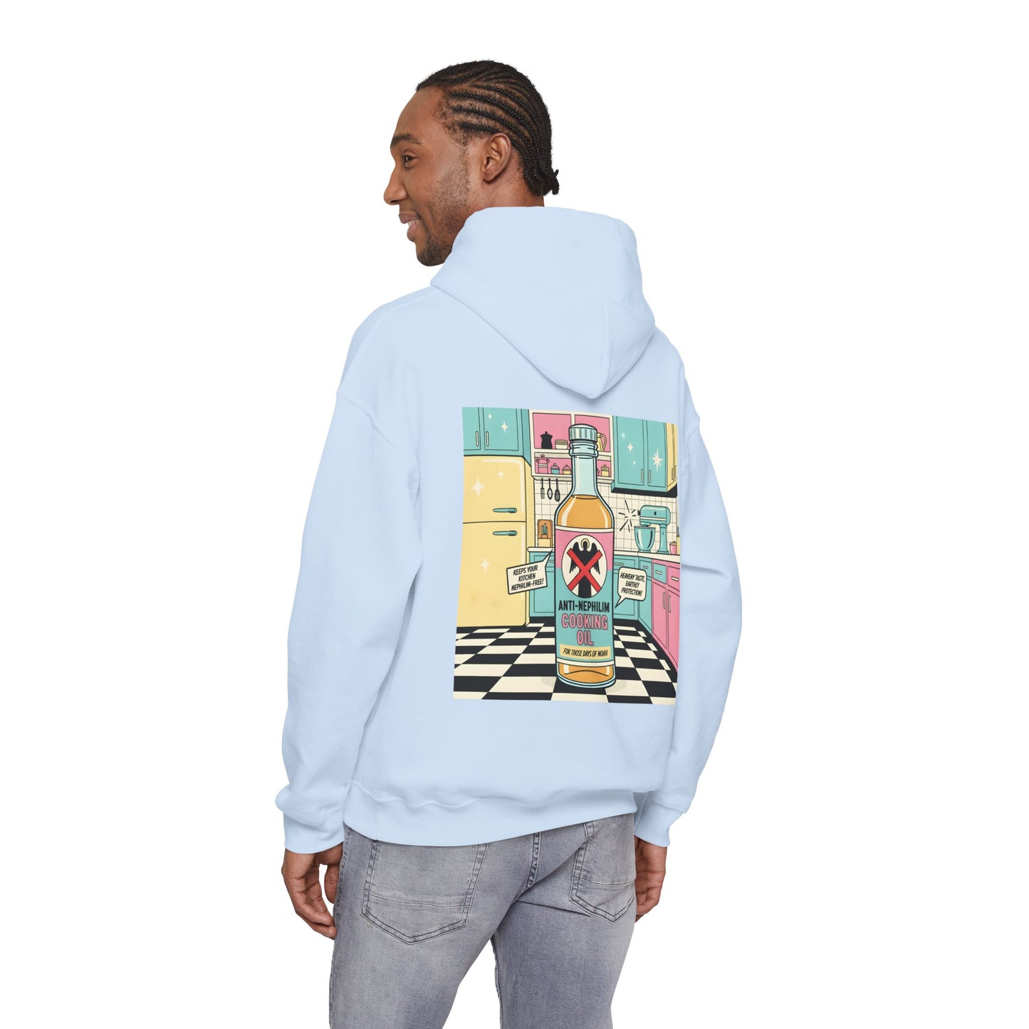 Retro kitchen anti nephilim hoodie (unisex), Kirk Ave. Apparel
