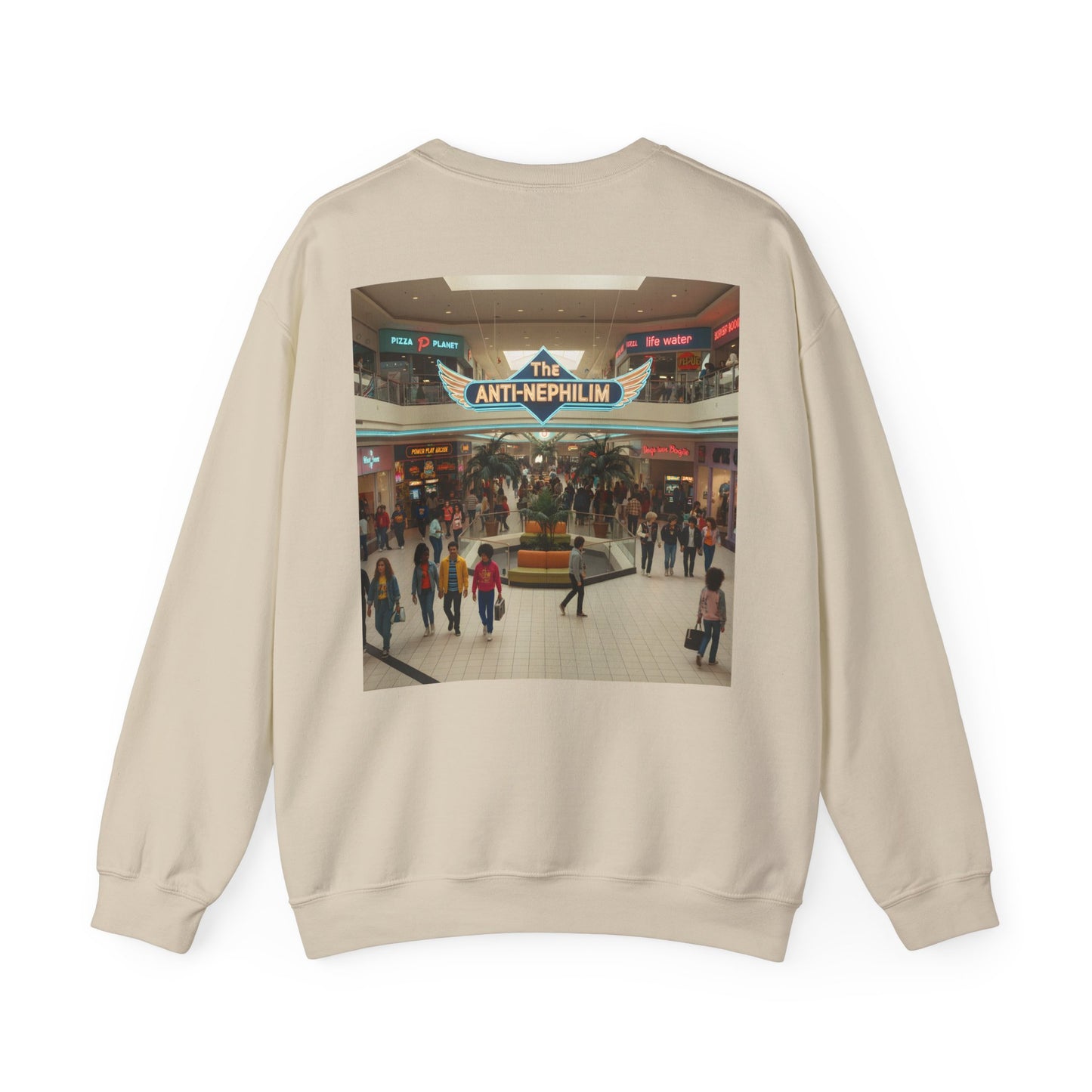Retro mall anti nephilim sweatshirt (unisex), Kirk Ave. Apparel