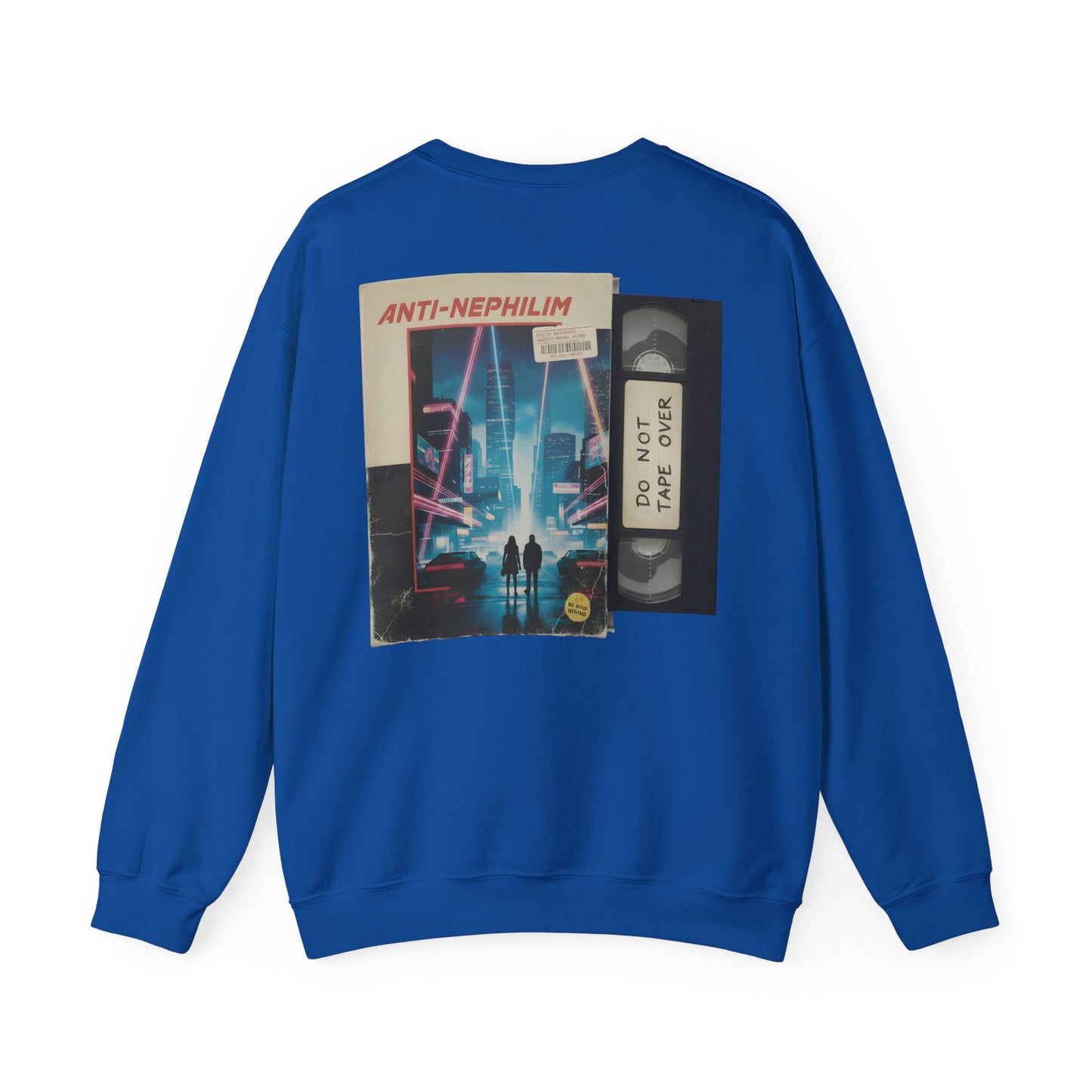 Retro vhs sci-fi anti nephilim sweatshirt (unisex), Kirk Ave. Apparel