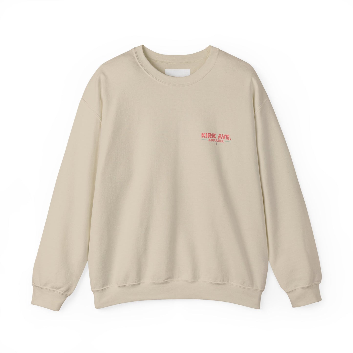 Retro neon pizza place anti nephilim sweatshirt (unisex), Kirk Ave. Apparel