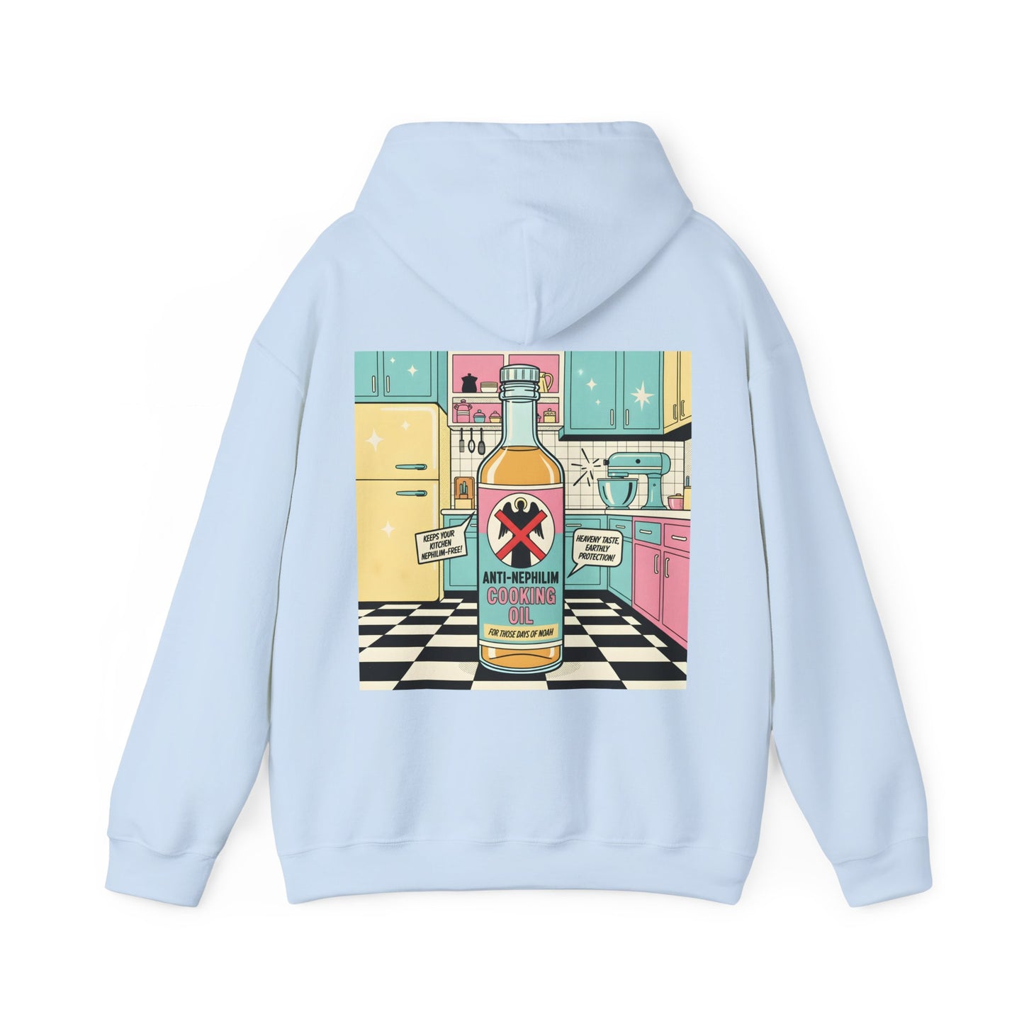 Retro kitchen anti nephilim hoodie (unisex), Kirk Ave. Apparel