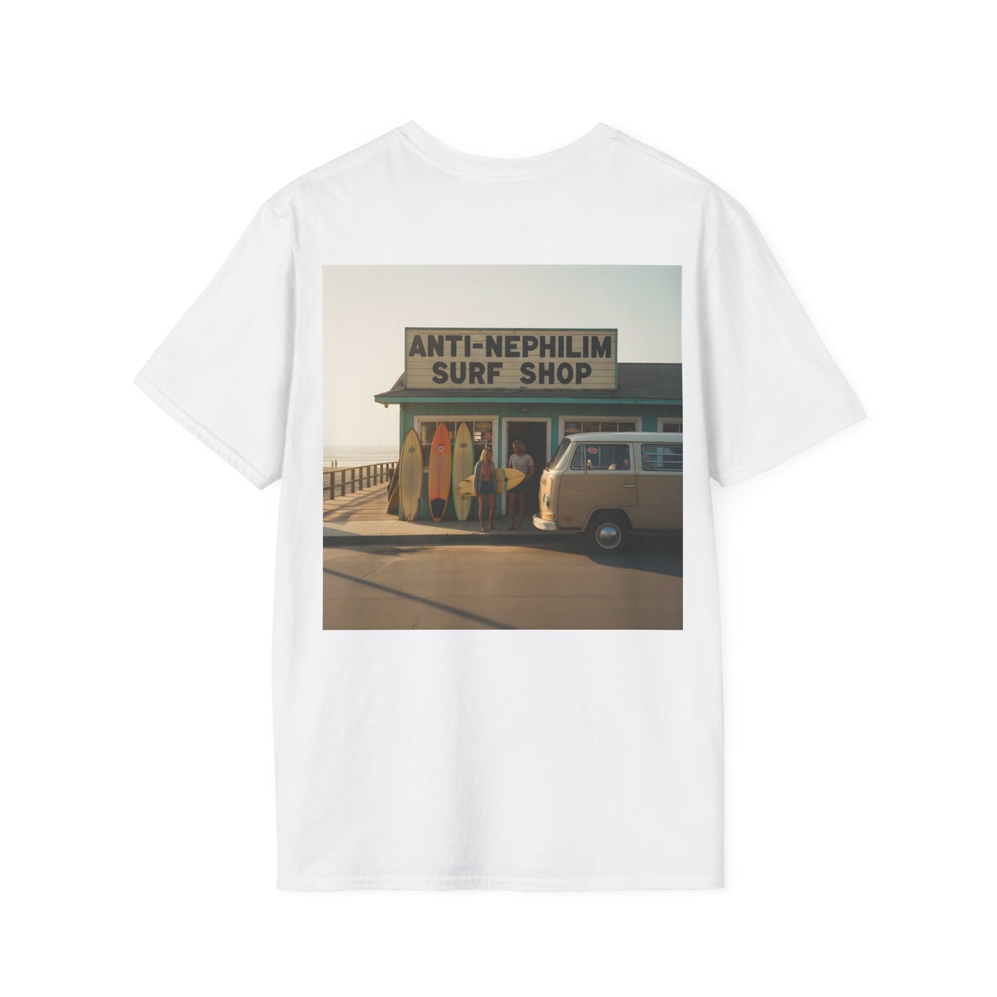 Retro surf anti nephilim t shirt (unisex), Kirk Ave. Apparel