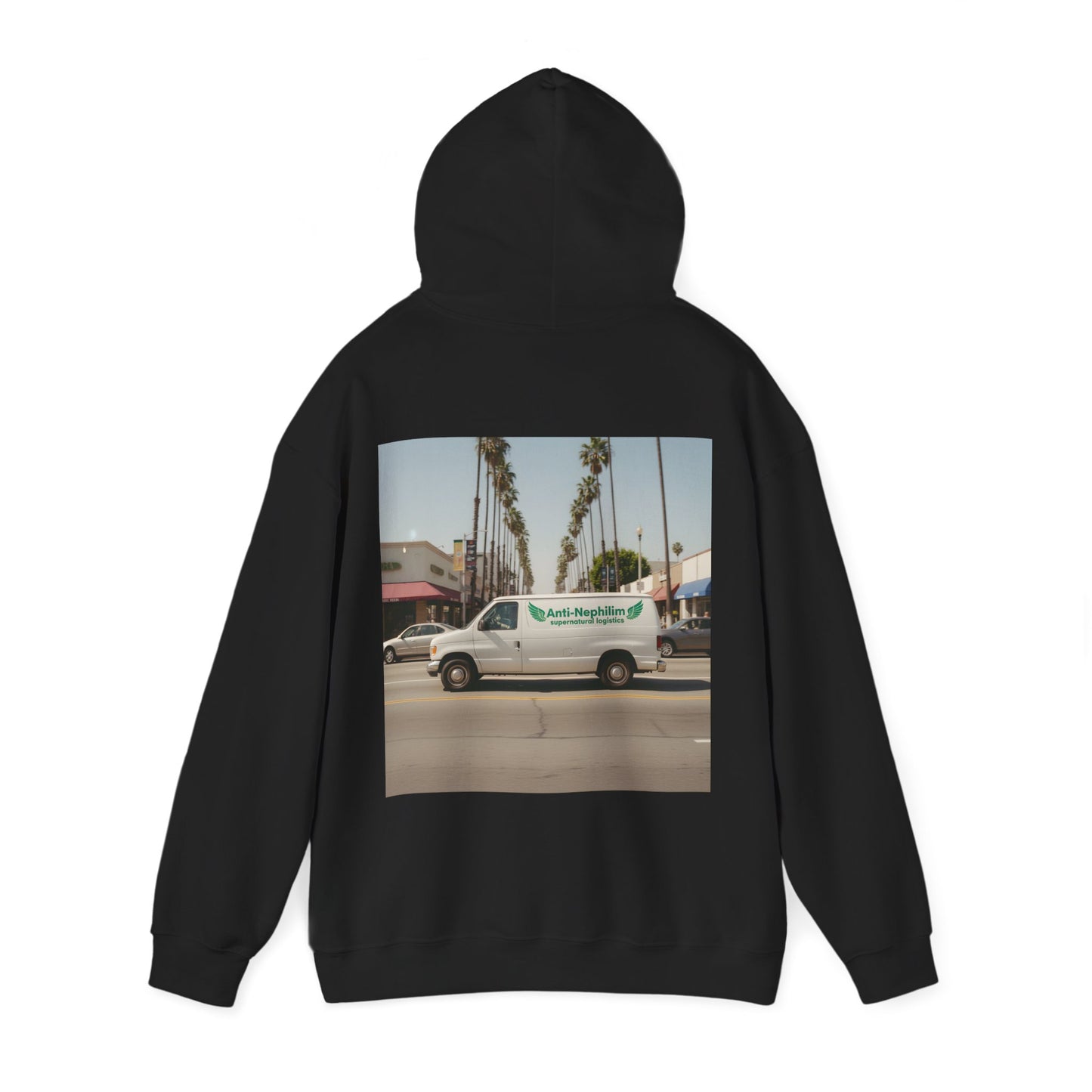 90s California Van anti-nephilim hoodie (unisex), Kirk Ave. Apparel