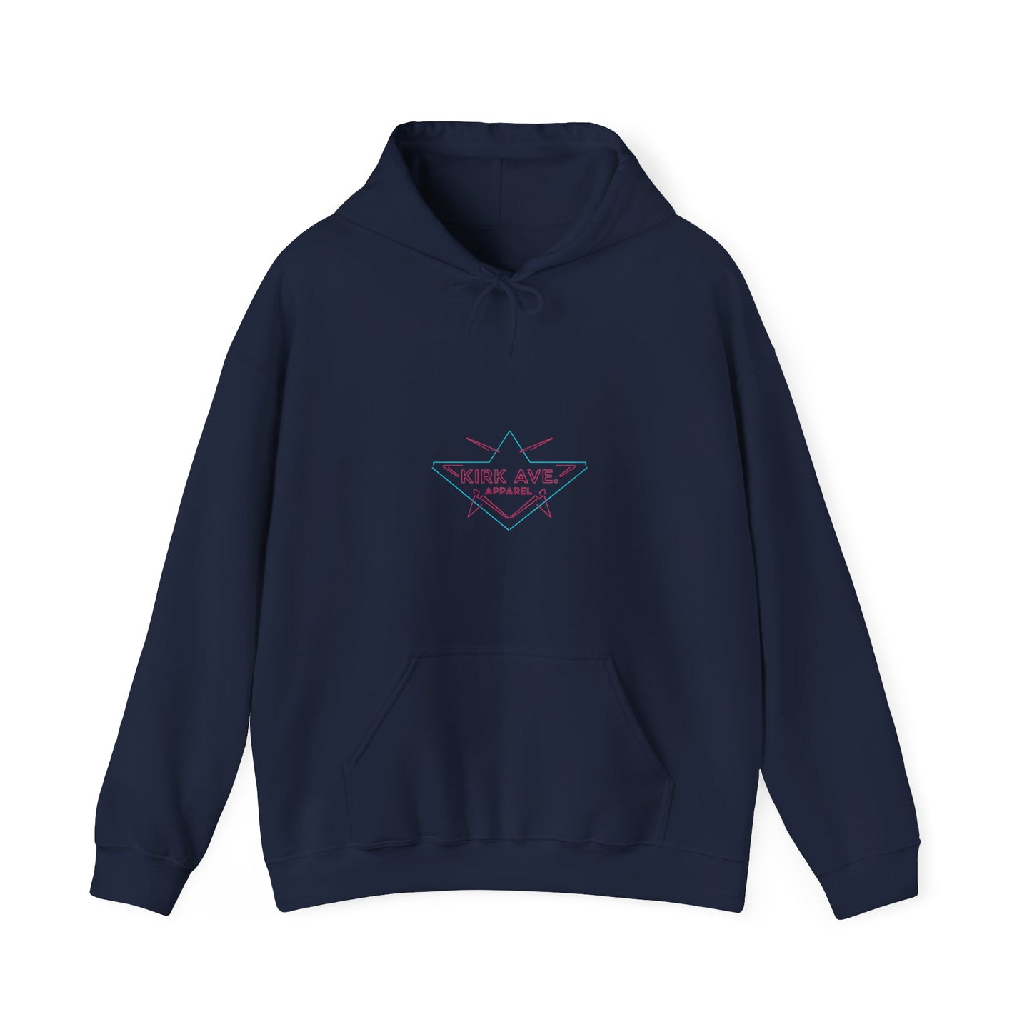 Neon 80s anti nephilim nightclub hoodie (unisex), Kirk Ave. Apparel