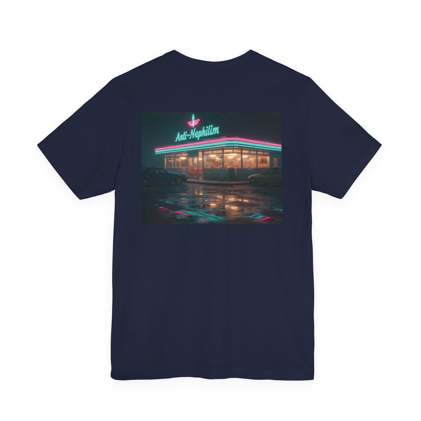 Retro diner anti nephilim t-shirt (unisex), Kirk Ave. Apparel