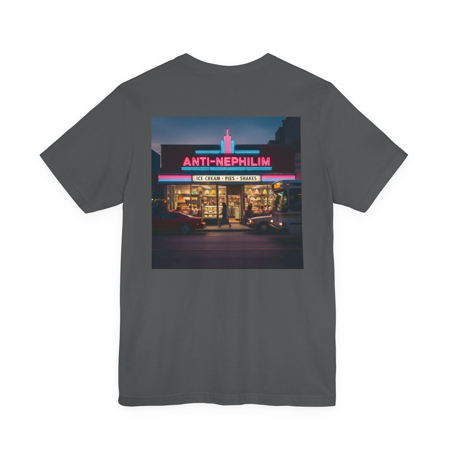 Retro dessert diner anti nephilim t-shirt (unisex), Kirk Ave. Apparel