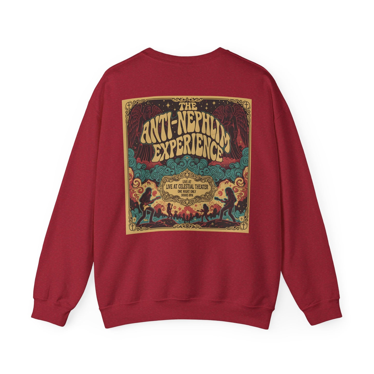 Retro concert poster anti nephilim sweatshirt (unisex), Kirk Ave. Apparel