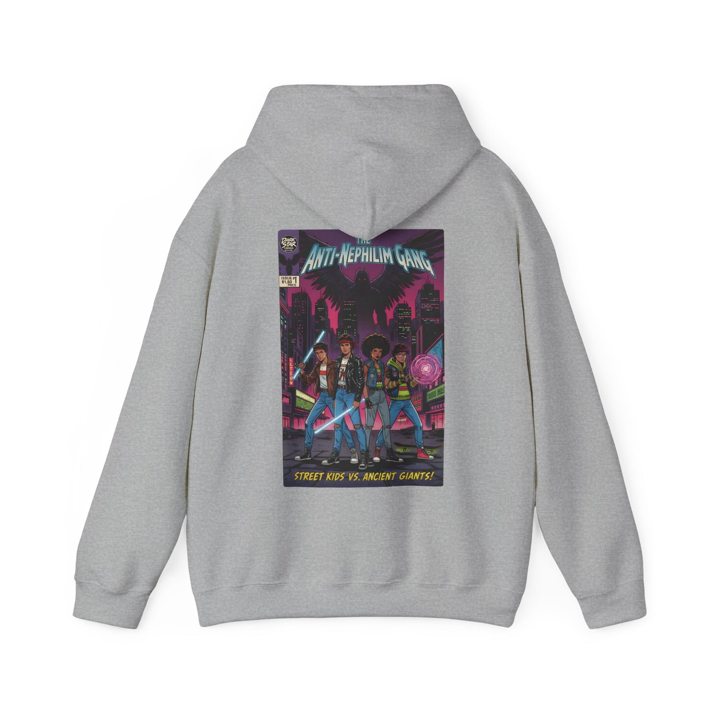 Retro comic anti nephilim hoodie (unisex), Kirk Ave. Apparel