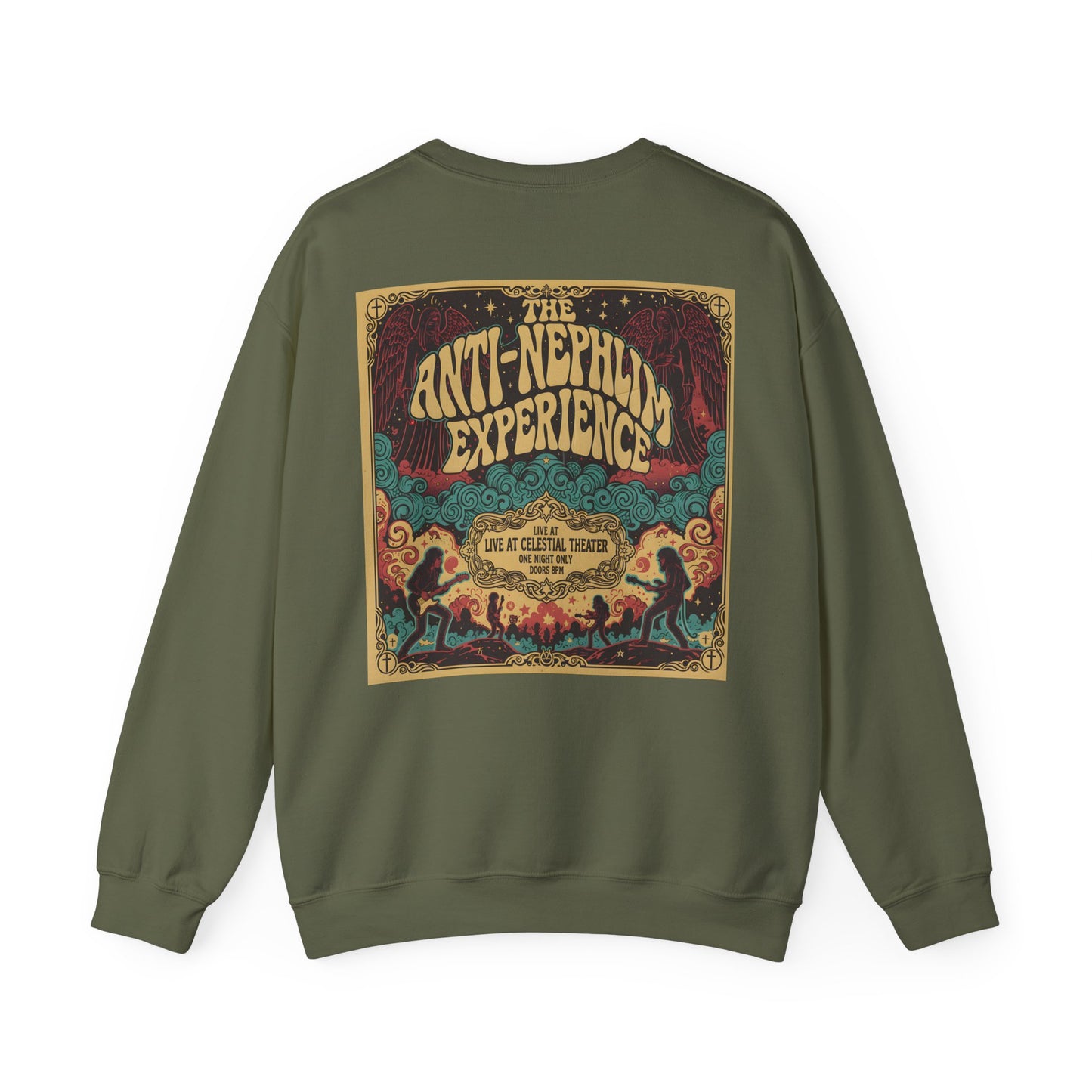 Retro concert poster anti nephilim sweatshirt (unisex), Kirk Ave. Apparel