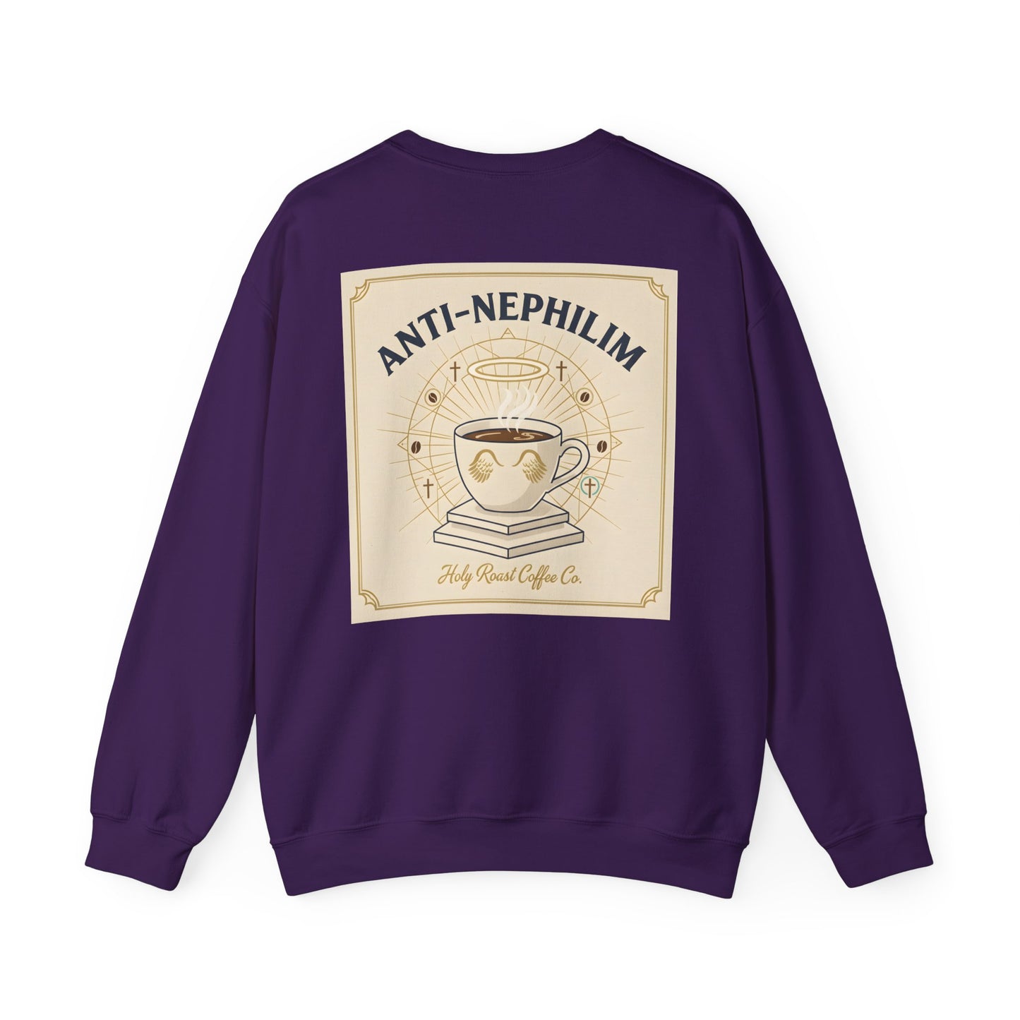 Retro coffee anti-nephilim sweatshirt (unisex), Kirk Ave. Apparel