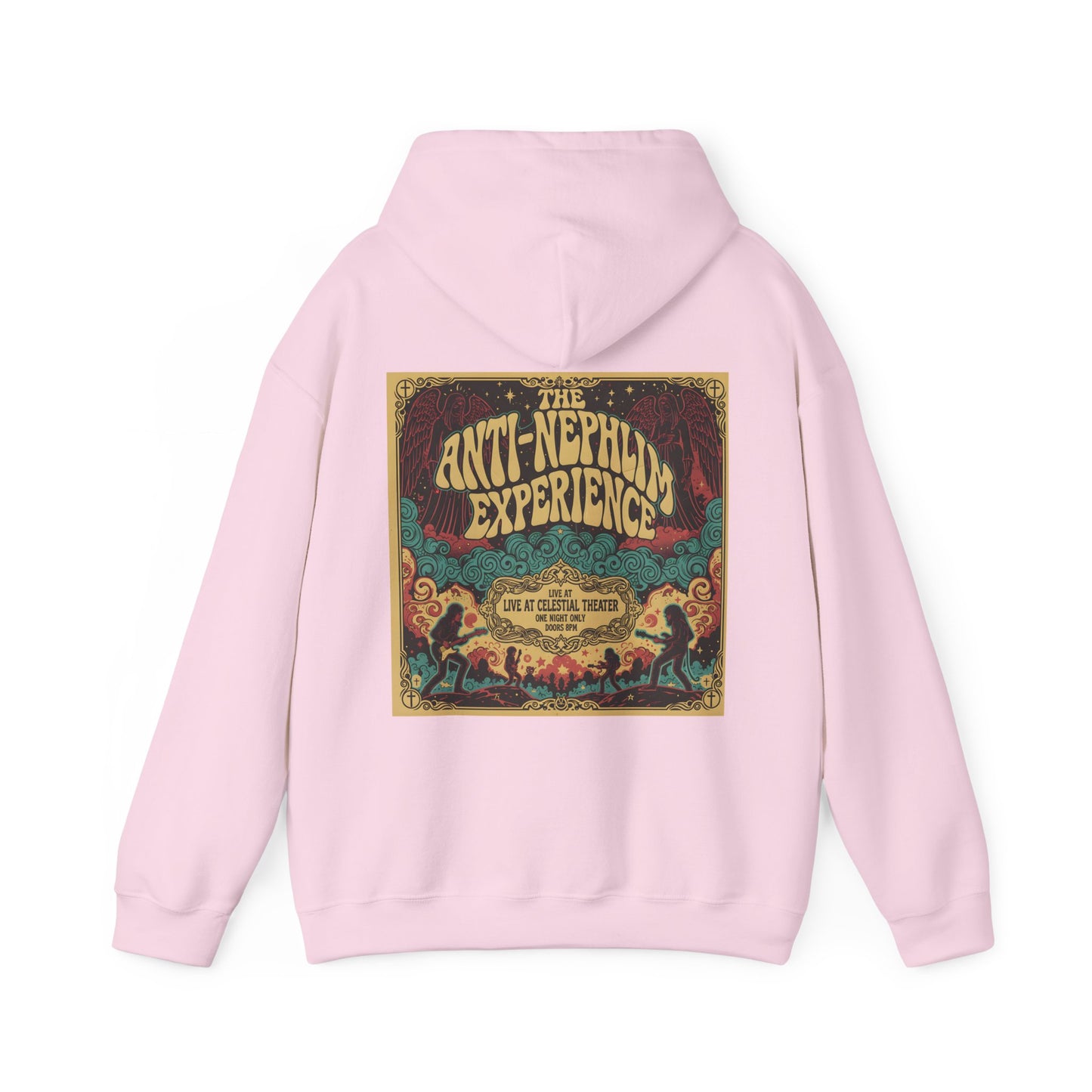 Retro concert poster anti nephilim hoodie (unisex), Kirk Ave. Apparel