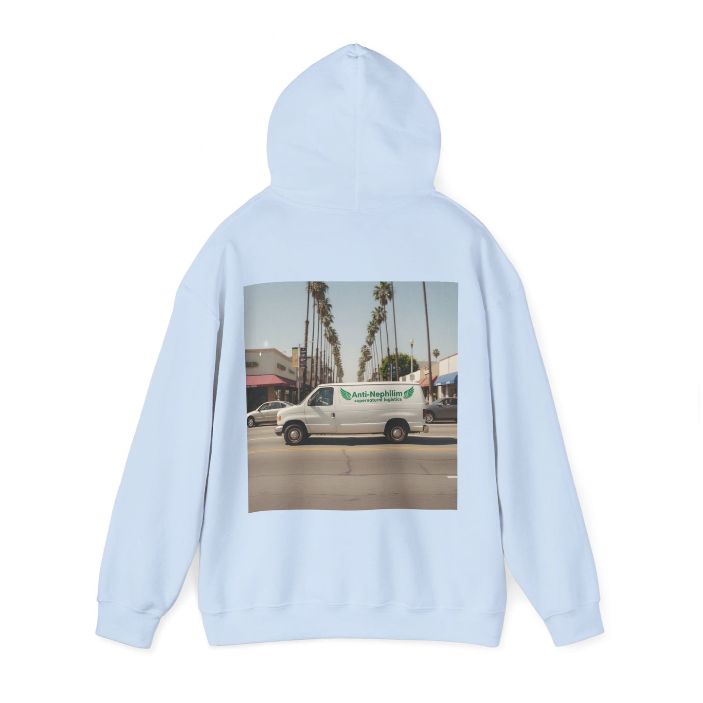 90s California Van anti-nephilim hoodie (unisex), Kirk Ave. Apparel