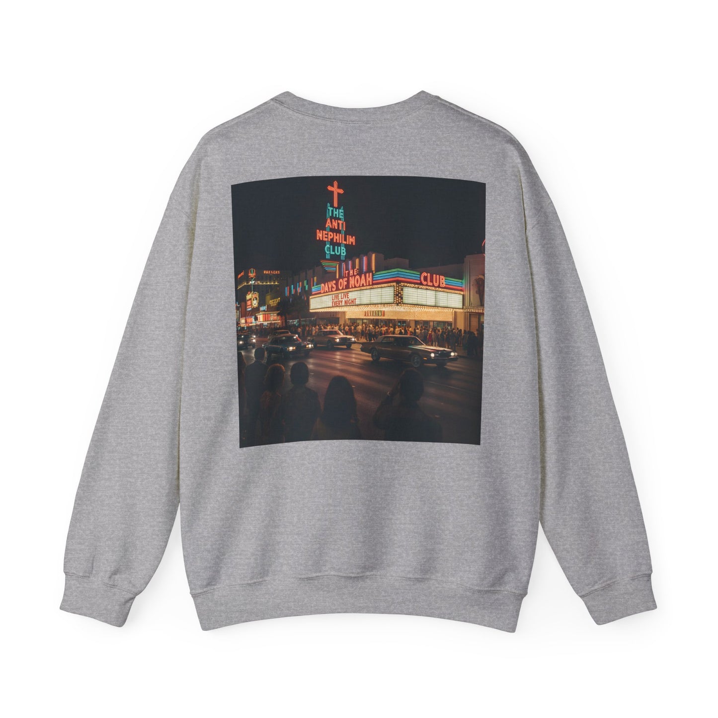 Vintage casino anti nephilim sweatshirt (unisex), Kirk Ave. Apparel