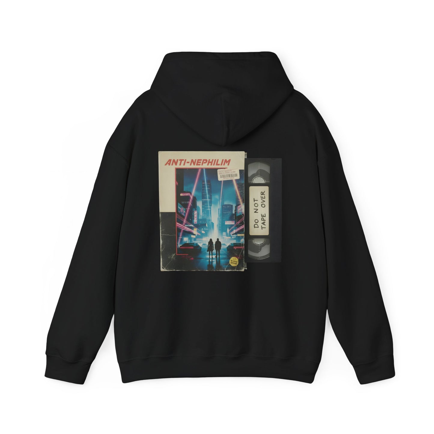Retro vhs sci-fi anti nephilim hoodie (unisex), Kirk Ave. Apparel