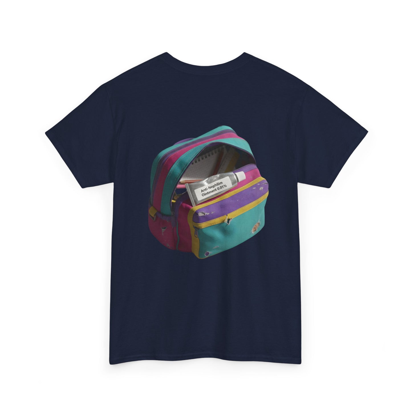 90s schoolbag anti nephilim t shirt (unisex), Kirk Ave. Apparel