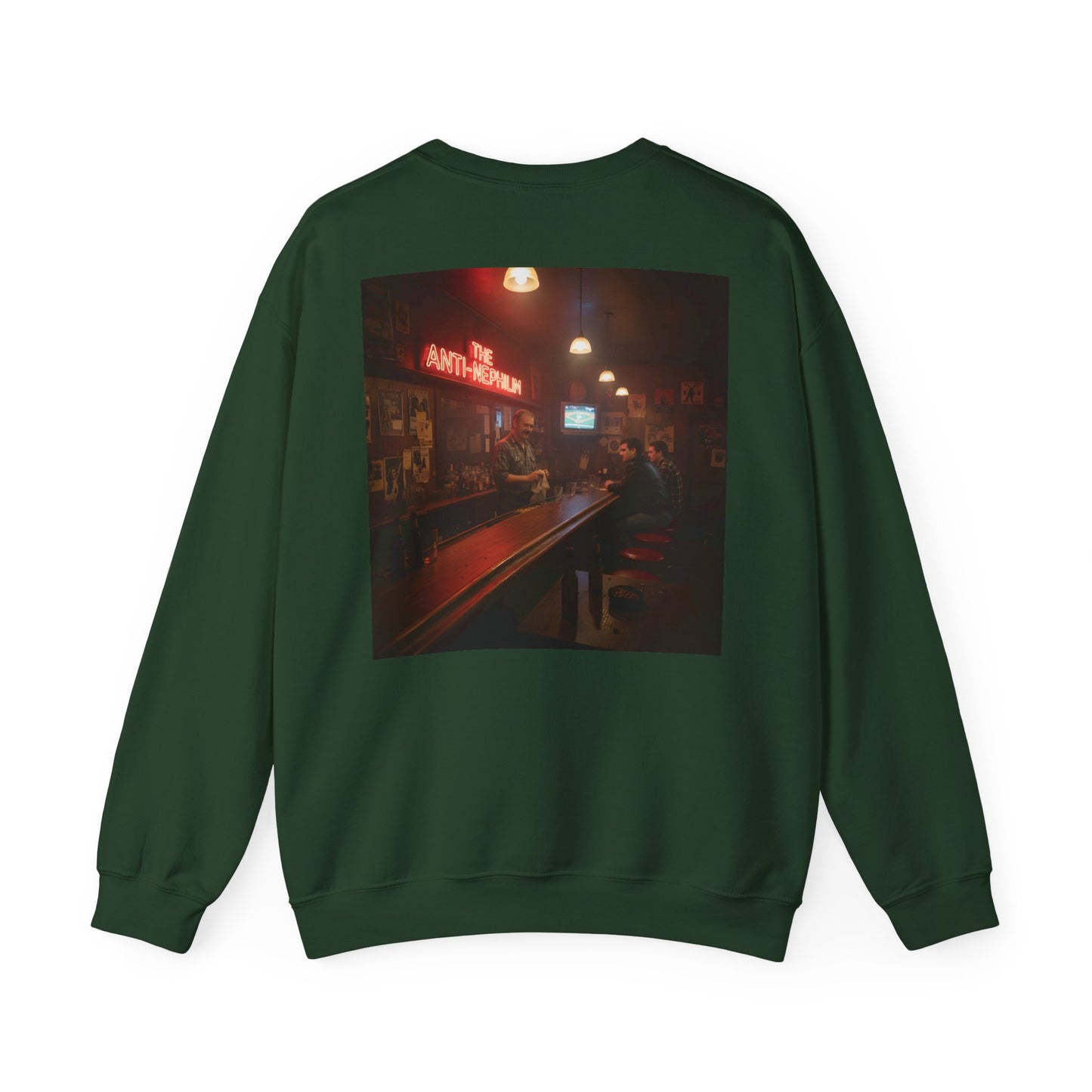 Retro neon dive bar anti nephilim sweatshirt (unisex), Kirk Ave. Apparel