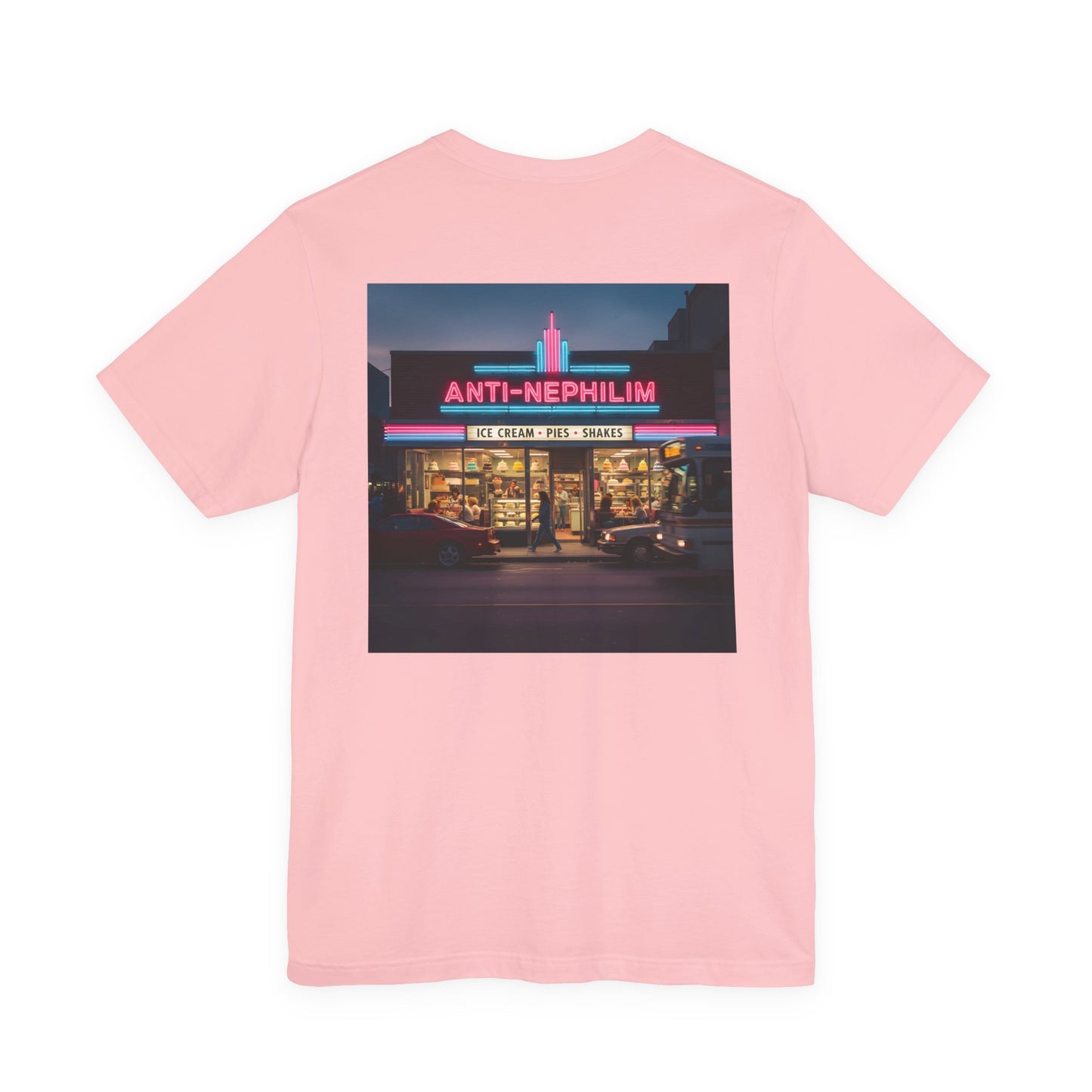 Retro dessert diner anti nephilim t-shirt (unisex), Kirk Ave. Apparel