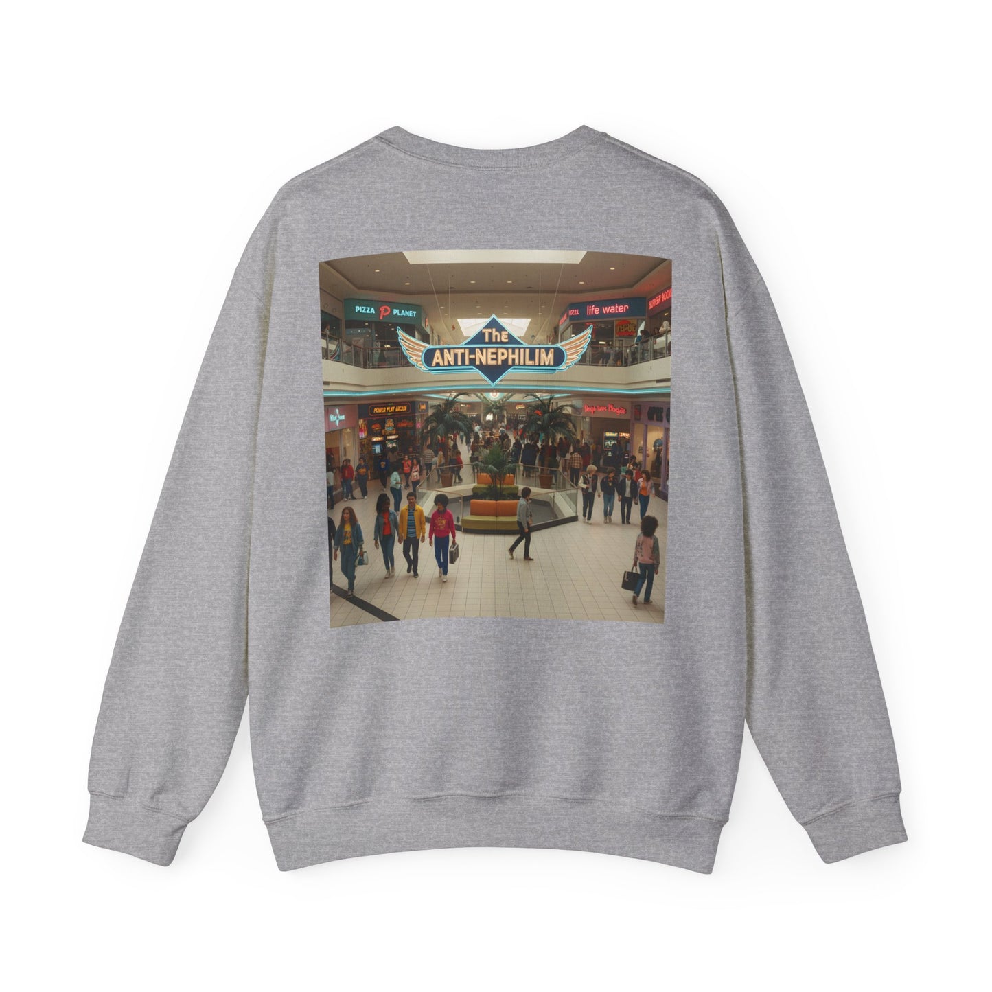Retro mall anti nephilim sweatshirt (unisex), Kirk Ave. Apparel
