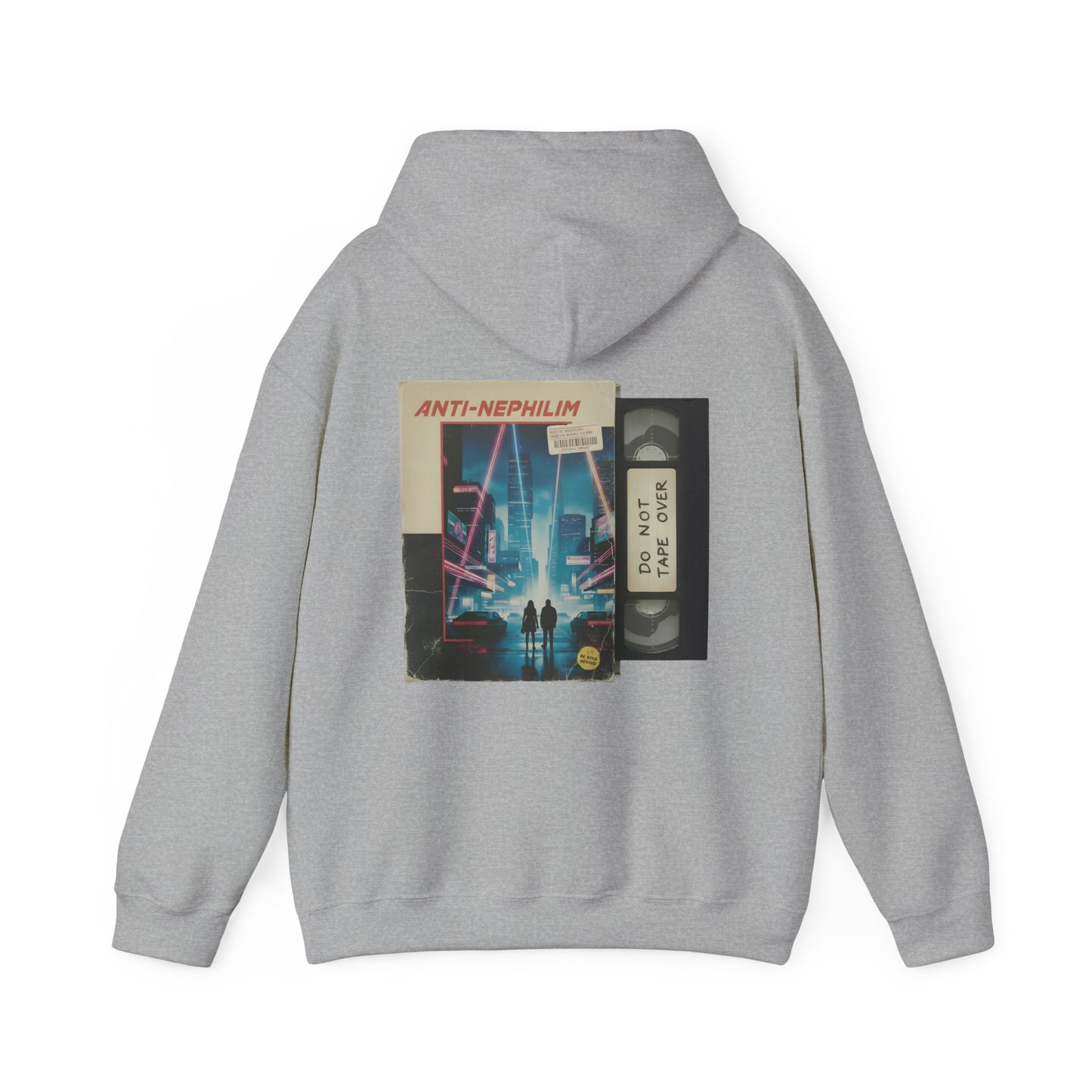 Retro vhs sci-fi anti nephilim hoodie (unisex), Kirk Ave. Apparel