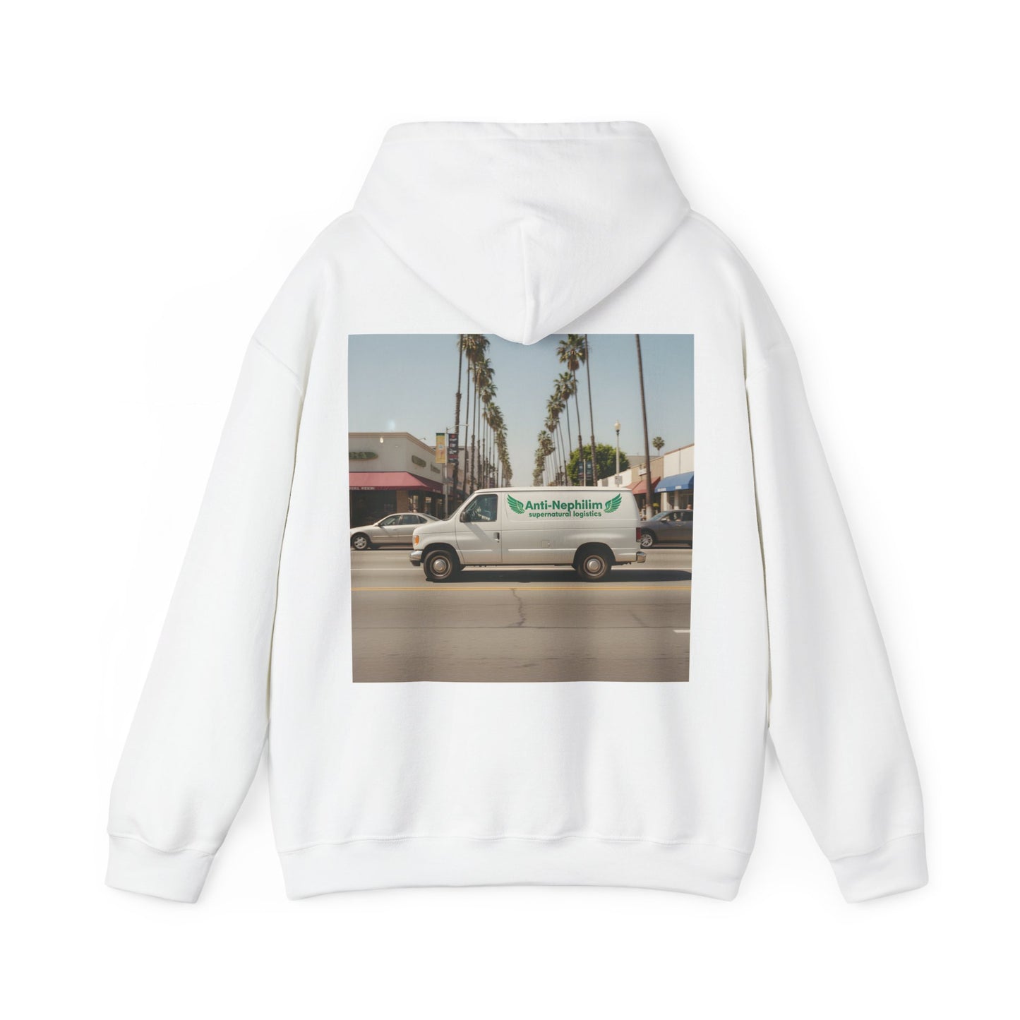 90s California Van anti-nephilim hoodie (unisex), Kirk Ave. Apparel