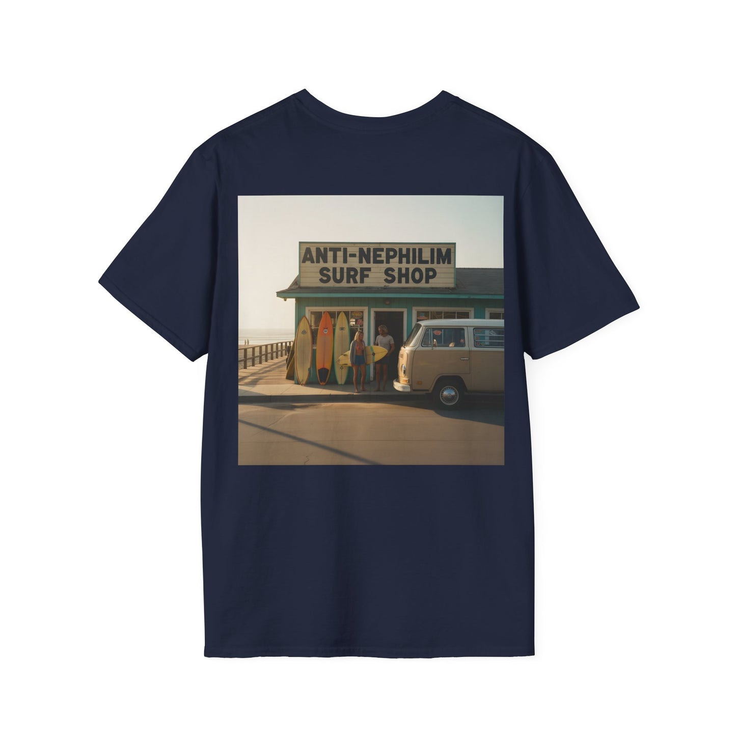 Retro surf anti nephilim t shirt (unisex), Kirk Ave. Apparel