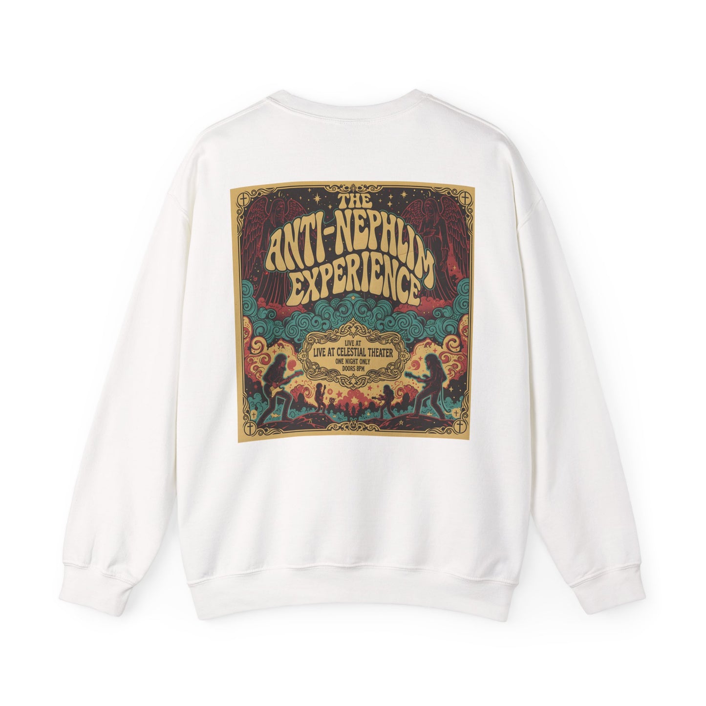 Retro concert poster anti nephilim sweatshirt (unisex), Kirk Ave. Apparel